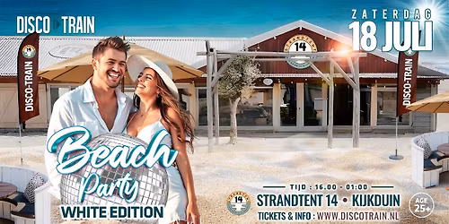 DISCO-TRAIN BEACH PARTY WHITE EDITION – KIJKDUIN (juli)