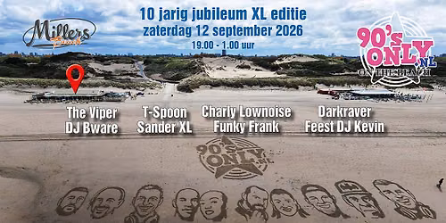 90’s Only on the Beach 2026 – XL EDITIE — Muziek in Scheveningen